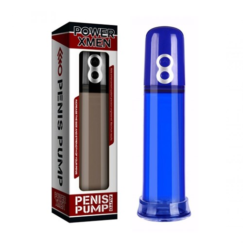 Power XMEN Otomatik Penis Pompası - Mavi